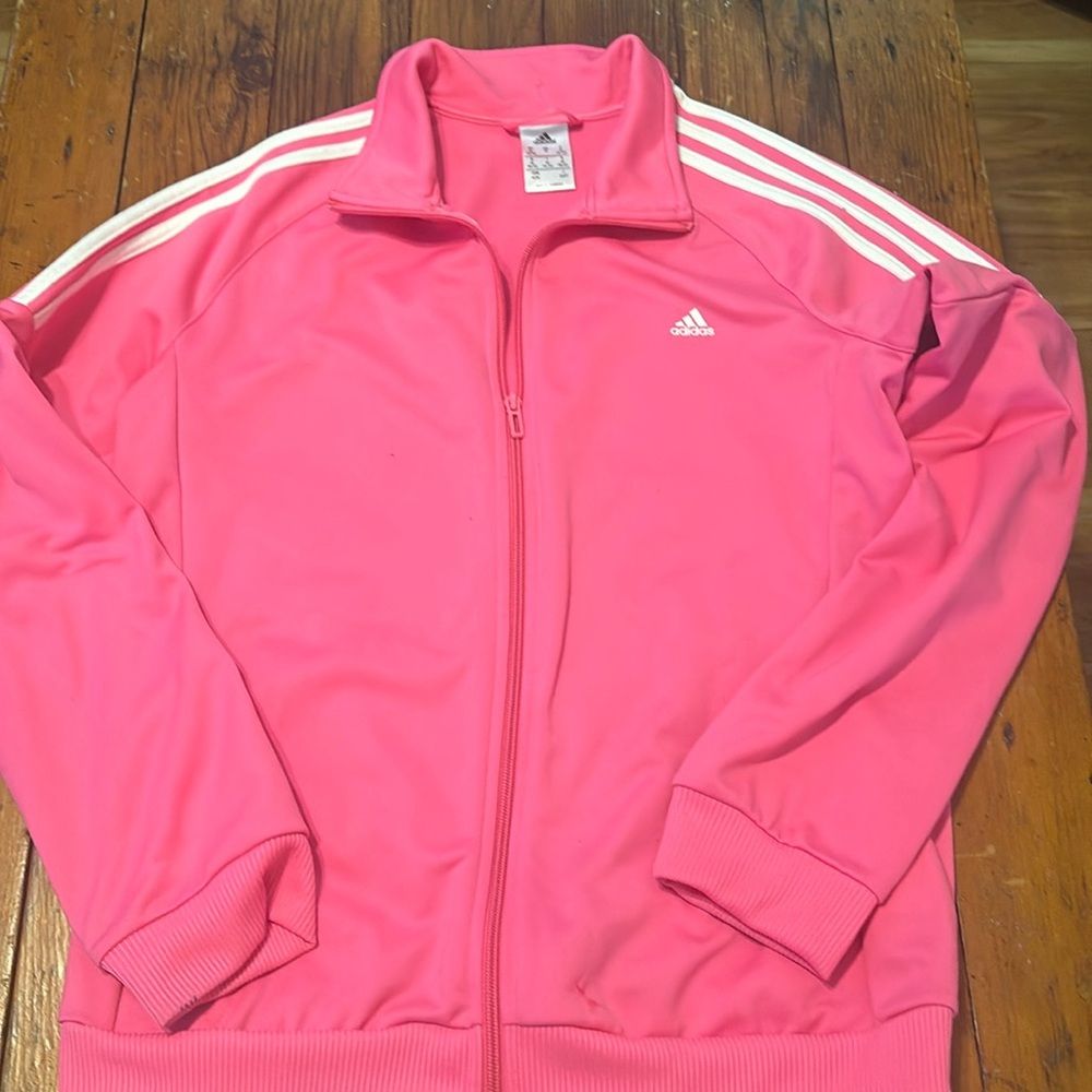 Women’s Addias Pink Track Jacket